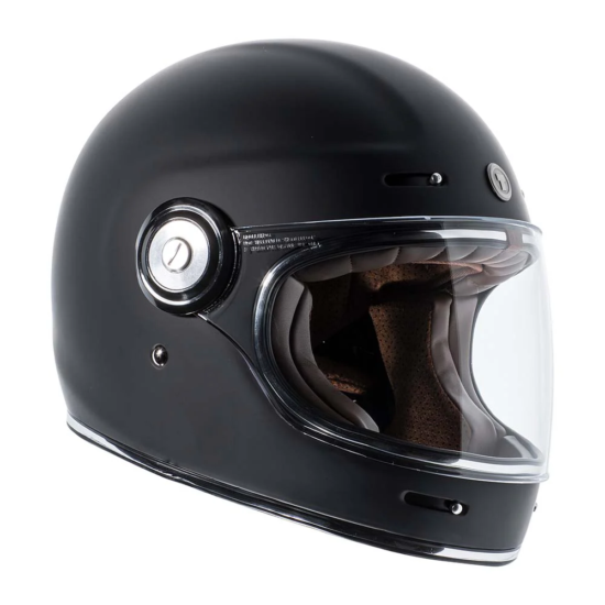 TORC Casco T1 Newport Flat Black - Imagen 2