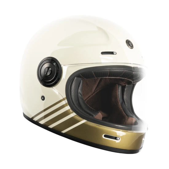 TORC Casco T1 Newport Gloss Breakers Cream - Imagen 2