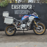 BMW F850 GS Adventure usada 2019 perfil lateral azul Lupino Rallye