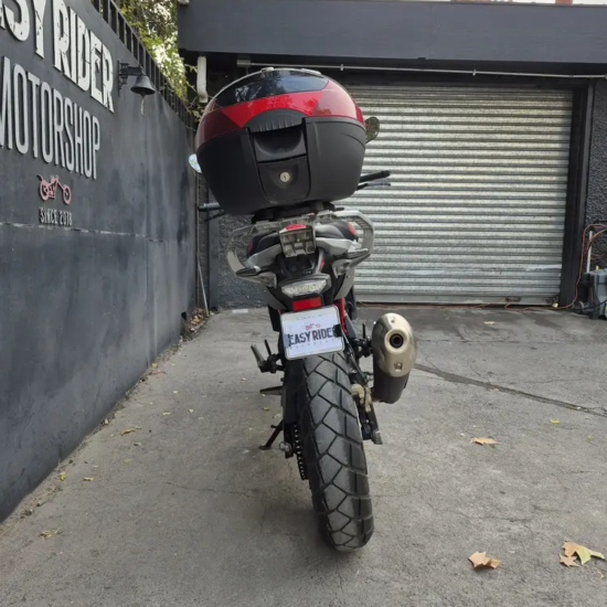 BMW G310 GS usada 2025 Rojo Racing vista trasera Santiago Easy Rider