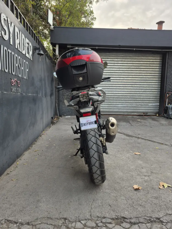 BMW G310 GS usada 2025 Rojo Racing vista trasera Santiago Easy Rider