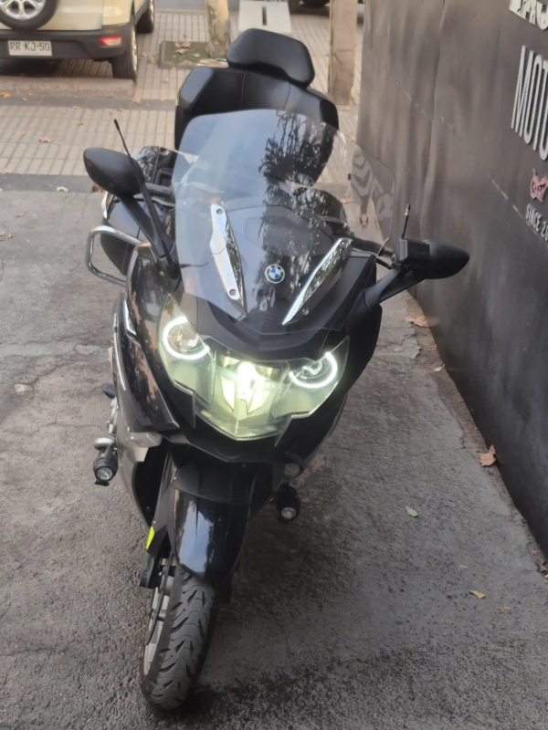 BMW K1600 GTL 2012 frontal directo parabrisas electrico azul metalizado Santiago