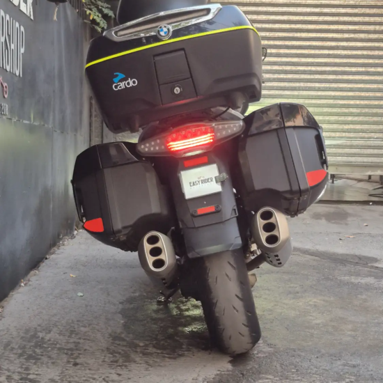 BMW K1600 GTL 2012 trasera directa top case BMW azul metalizado Santiago