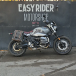 BMW R nineT Scrambler usada 2022 perfil lateral derecho gris granito metalizado Easy Rider Motorshop Santiago