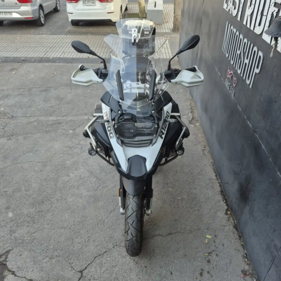 BMW R 1200 GS Adventure usada Santiago 2018 blanco luminoso azul cordoba usada vista frontal