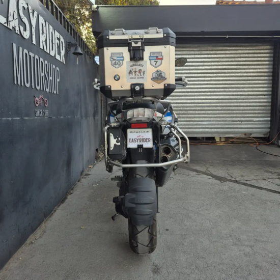BMW R 1200 GS Adventure usada Santiago 2018 blanco luminoso azul cordoba vista trasera