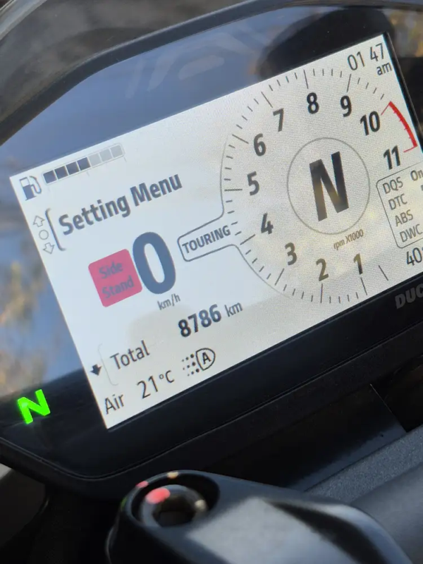odómetro MONSTER PLUS usada Santiago 8.186 km verificados