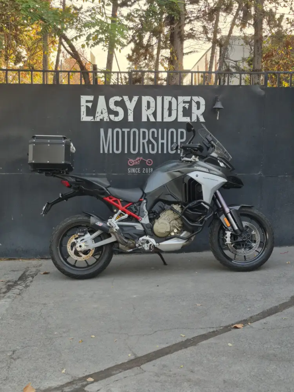 DUCATI MULTISTRADA V4 SW 2021 usada — perfil Multistrada usada Santiago perfil lateral Easy Rider Motorshop