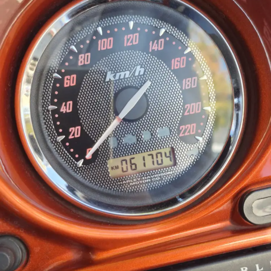 Odómetro Harley-Davidson CVO Street Glide usada 2012 marcando 61.704 km