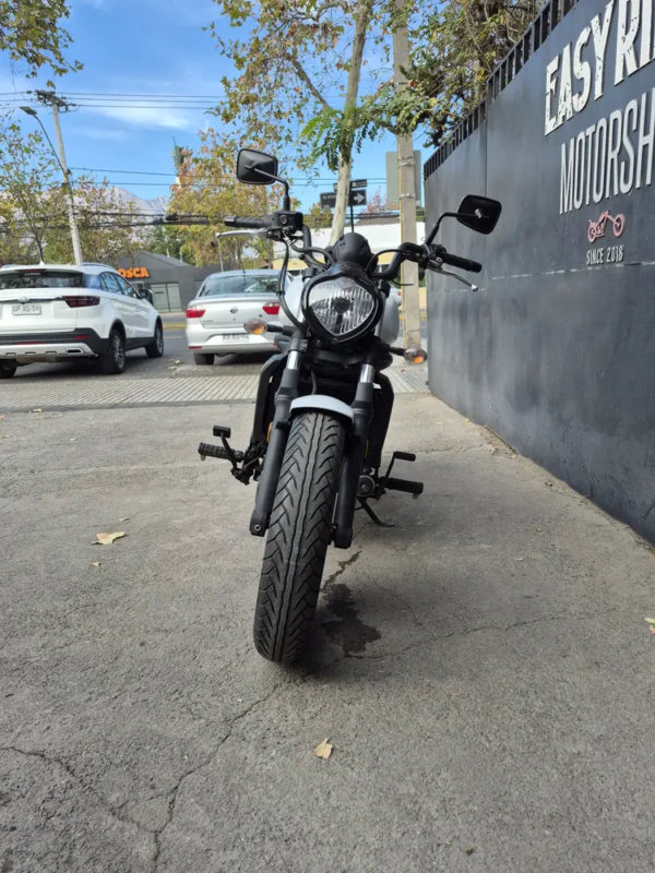 Kawasaki Vulcan S usada 2019 blanca frontal tres cuartos derecho – motor 649cc