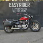 Triumph Speedmaster 1200 2023 usada rojo perfil lateral Easy Rider Motorshop Santiago