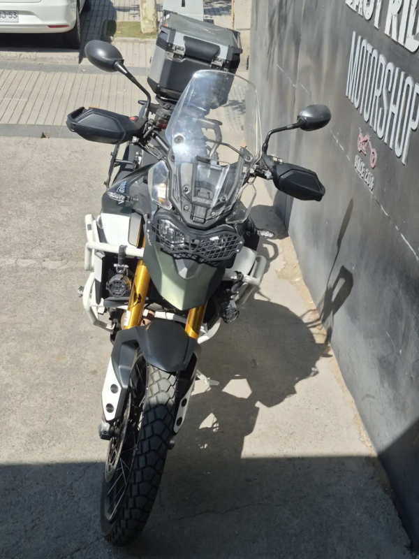 Triumph Tiger 900 Rally usada Santiago – frontal neumático 21 pulgadas off-road