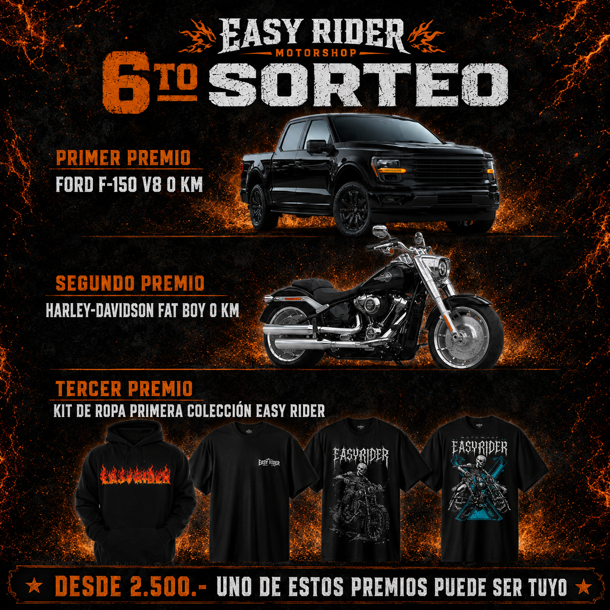 6to Sorteo Easy Rider Mobile