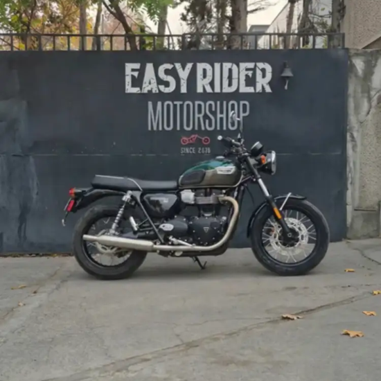 BONNEVILLE T100 900CC usada Santiago perfil lateral Easy Rider Motorshop