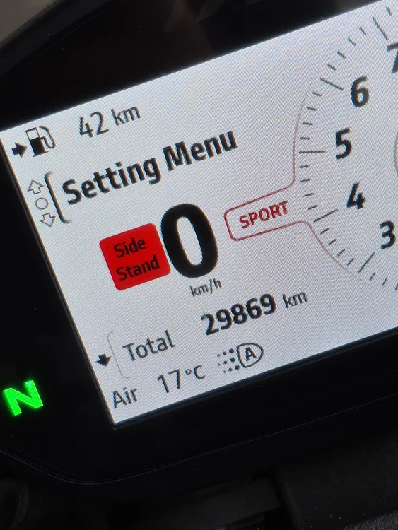 odómetro MONSTER PLUS usada Santiago 29.800 km verificados