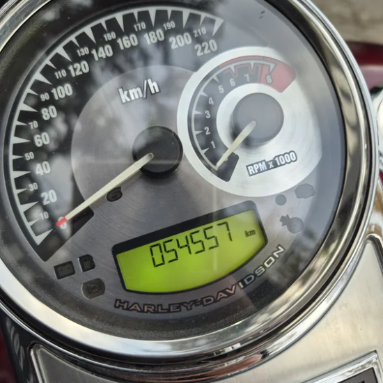odómetro FLHRC ROAD KING CLASSIC 1690CC usada Santiago 54.557 km verificados
