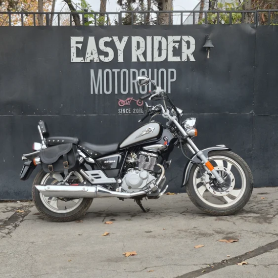 GZ150 usada Santiago perfil lateral Easy Rider Motorshop