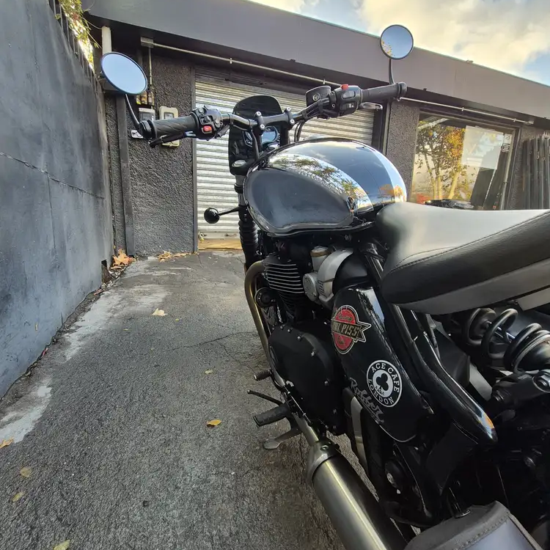 Bobber usada Santiago vista trasera