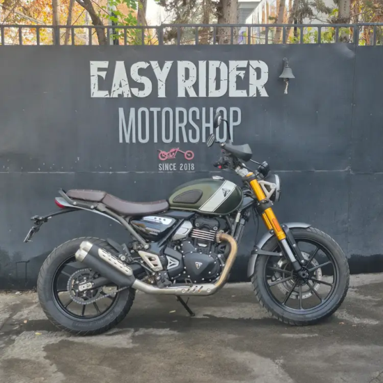 SCRAMBLER 400 usada Santiago perfil lateral Easy Rider Motorshop
