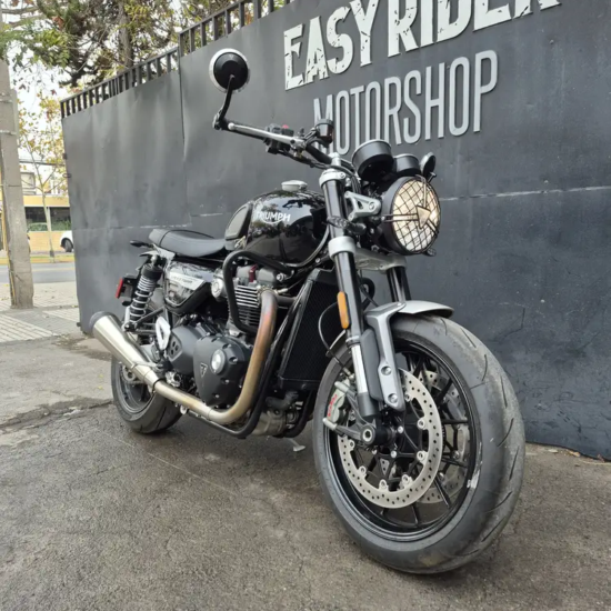 SPEED TWIN 1200 CC usada Santiago frontal tres cuartos