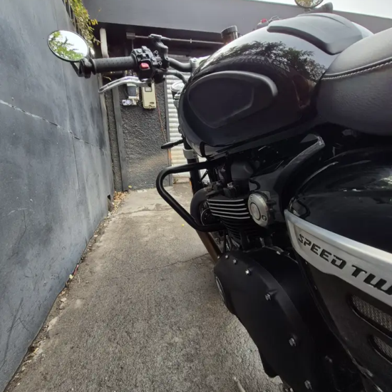 SPEED TWIN 1200 CC usada Santiago perfil lateral Easy Rider Motorshop
