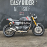 THRUXTON 1200CC usada Santiago perfil lateral Easy Rider Motorshop