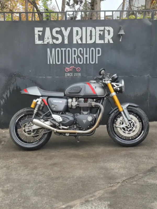 TRIUMPH THRUXTON 1200CC 2022 usada — perfil THRUXTON 1200CC usada Santiago perfil lateral Easy Rider Motorshop