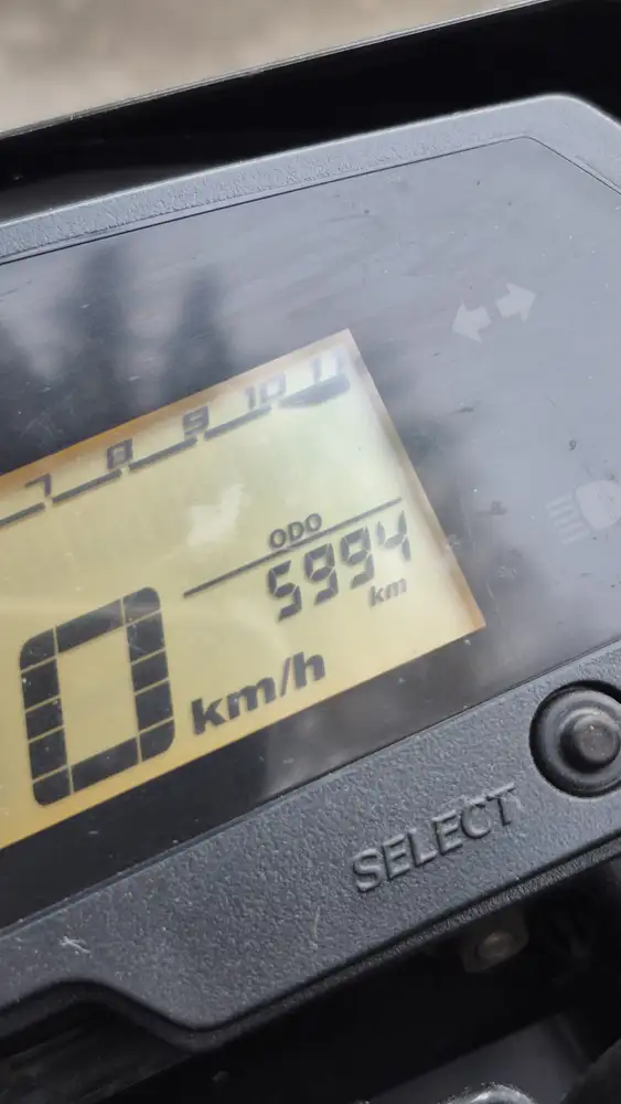 odómetro FZ 250 usada Santiago 5.994 km verificados